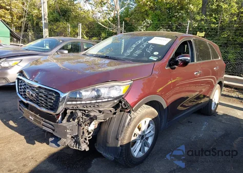 2019 Kia Sorento 3.3L Lx from USA, damaged, VIN 5XYPG4A56KG481297